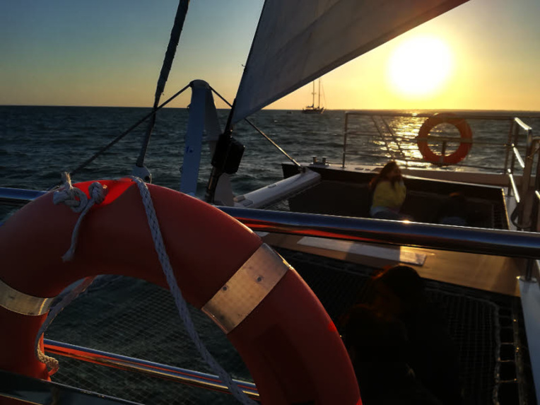 Coucher de soleil sur l'océan © C.C. Halusiak/ABCfemin.com.